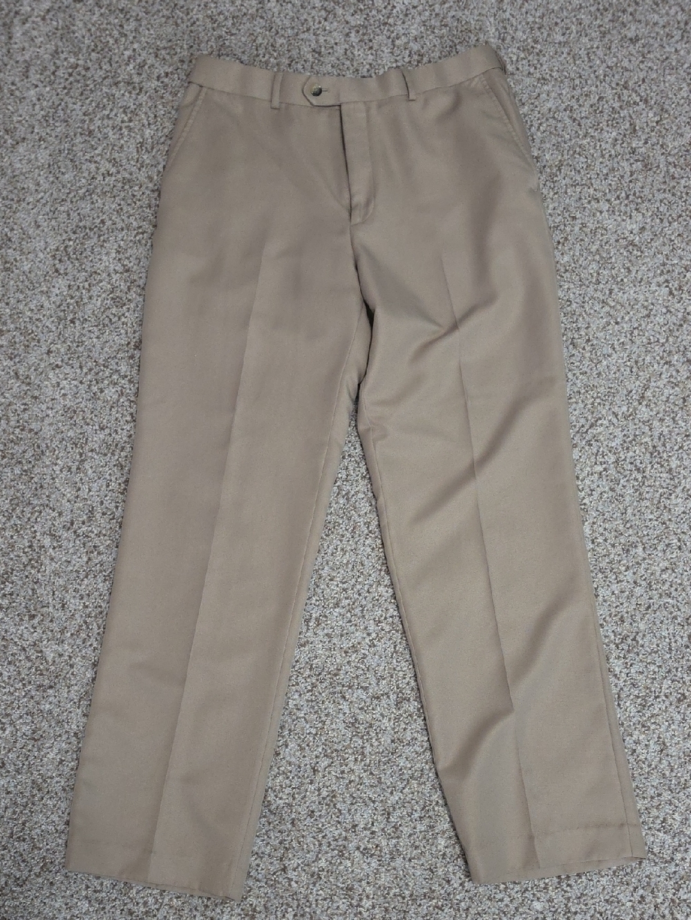 Stafford Men's Straight-Leg Chino Pants - Khaki Tan